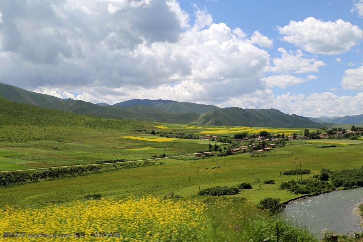 黑泉水库 青山绿水 蓝天白云 油菜花 白云 蓝天 青山 黑山 绿水 山水一色 水库 湖水 绝美风景 桌面 精美桌面 美图 山区 高山 高原风景 风景 山水风景 自然景观