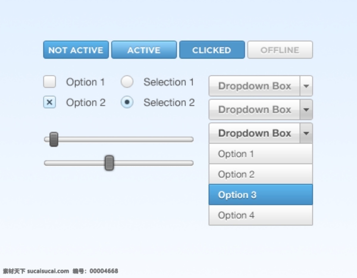 ui 元素 盒 鲜蓝的web web 按钮 高分辨率 接口 蓝色的 免费 清洁 下拉菜单 时尚的 现代的 原始的 质量 新鲜的 设计设计新的 简单的 hd 用户界面 ui元素 详细的 工具箱 滑块 状态 灰色的 复选框 用户界面元素 矢量图