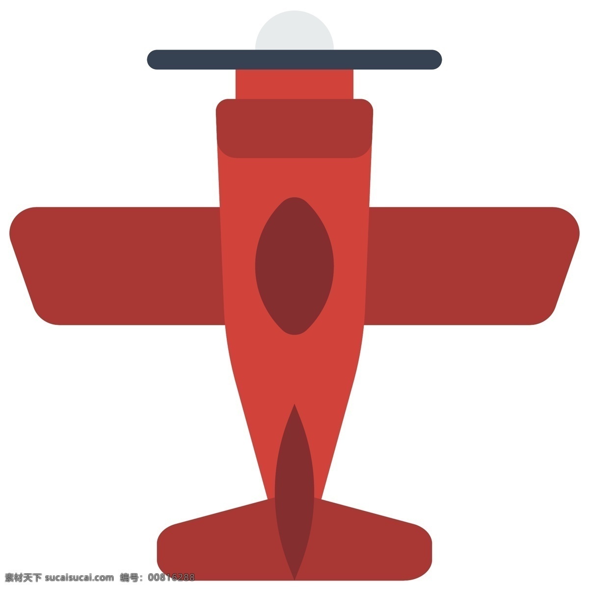红色 卡通 飞机 插画 红色飞机 一架卡通飞机 卡通飞机 飞行的飞机 飞机起飞 飞机模型 平面飞机