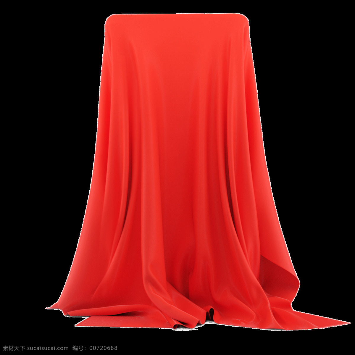红布 布 窗帘
