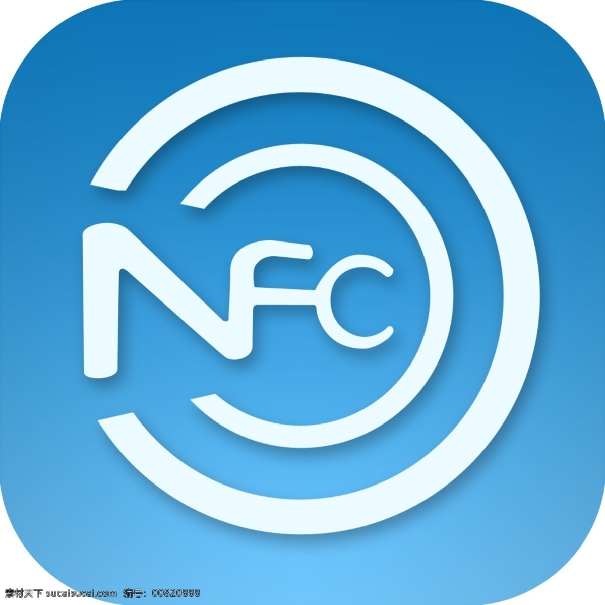 nfc图标 nfc 图标 渐变 logo 手机 标志图标 其他图标