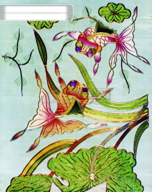 花鸟 国画 分层 源文件 古董 古画图片 花鸟国画 中国 传统 元素 整合 中华刺绣 文化艺术