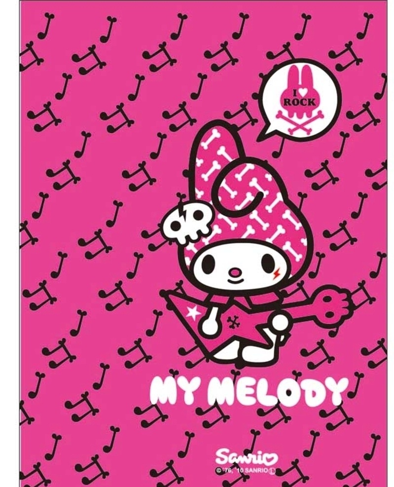 美乐蒂 my melody 兔子卡通 可爱 玫色 动漫动画 卡通壁纸 卡通设计 包装 文具 知名卡通 迪士尼