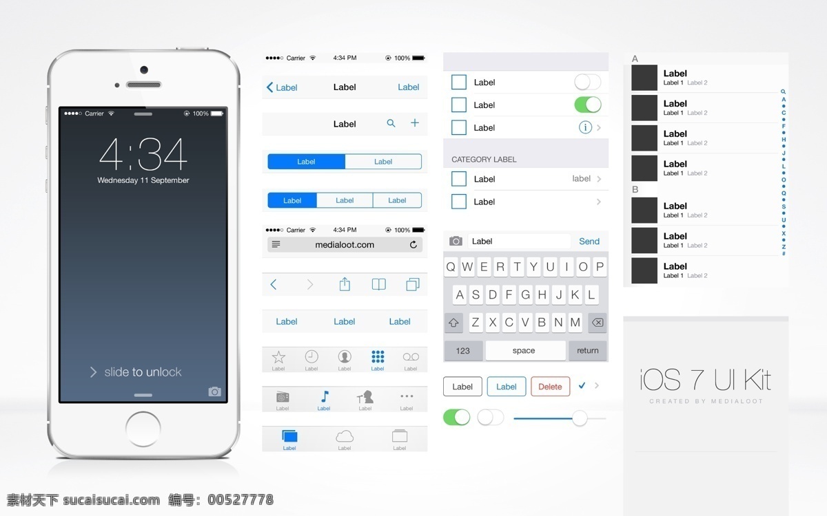 gui ios7 iphone6 分层 ui 分层图 苹果 iso7 手机 界面 智能手机 iphone6plus 效果图 移动界面设计 手机界面 ui设计 app 界面设计