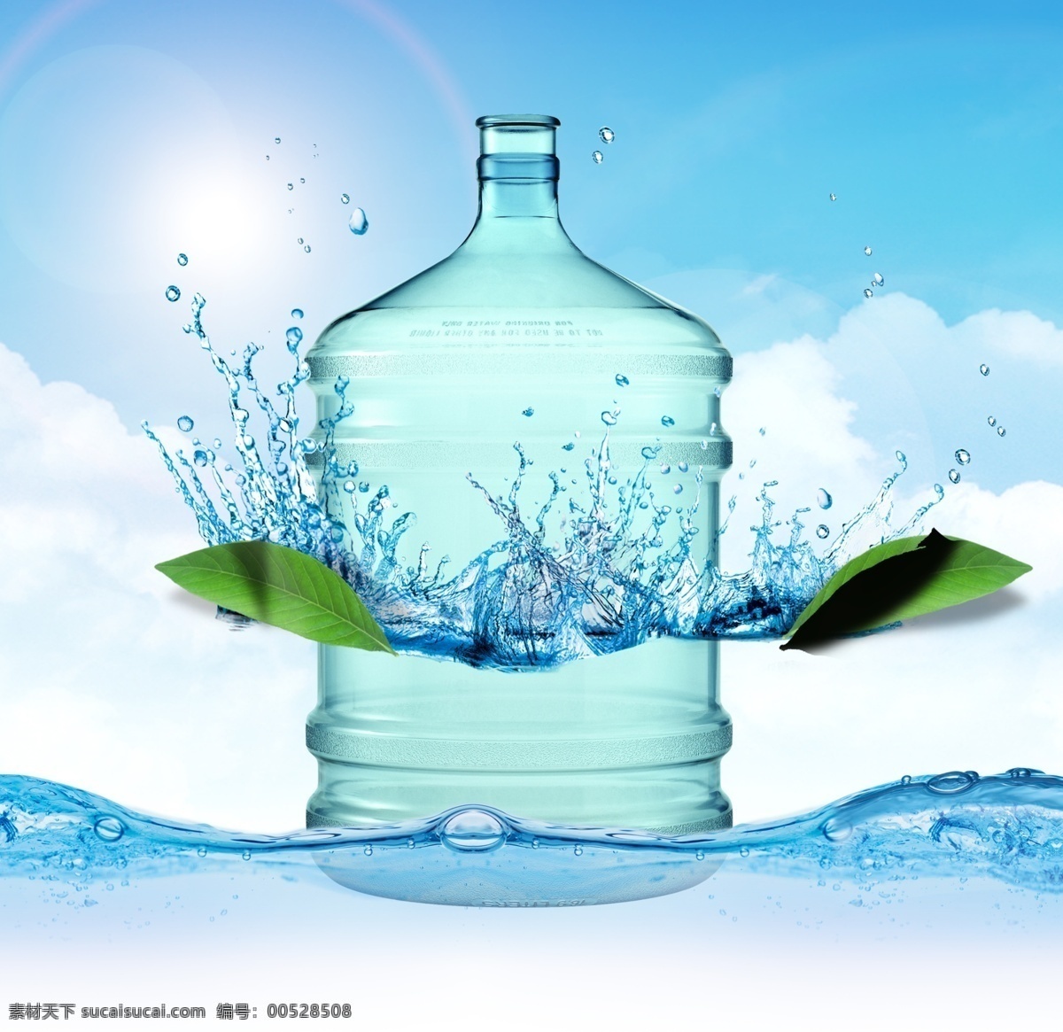 分层 灯箱设计 矿泉水广告 蓝色背景 其他设计 水滴 桶装水 广告 模板下载 桶装水广告 矢量 南湾岛山泉 源文件 psd源文件