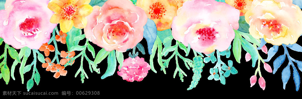 粉黄 花灯 卡通 透明 装饰 花束 花蕊 透明素材 免扣素材 装饰图案