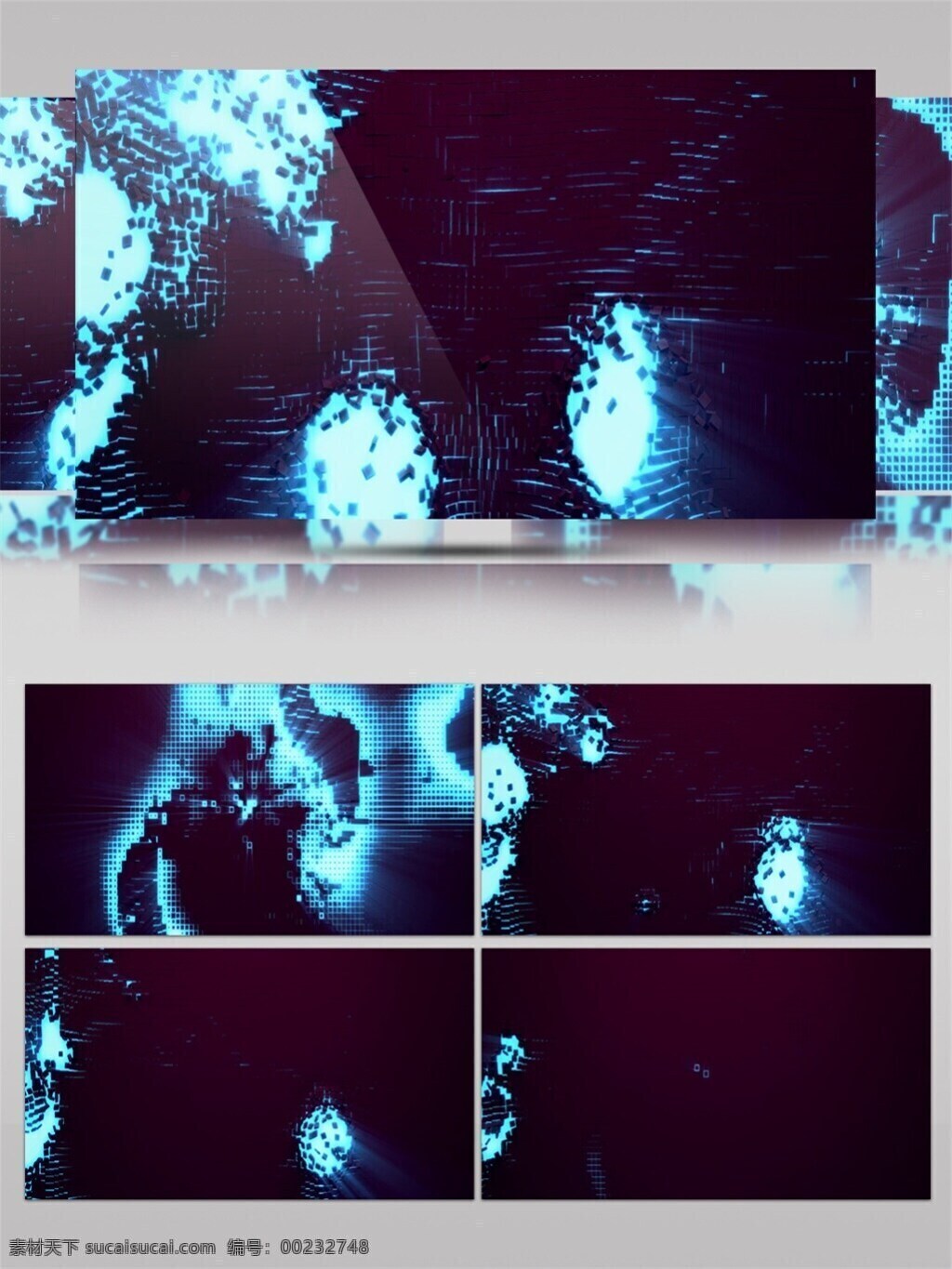 冰 蓝光 束 珊瑚 视频 光束 海洋 节目灯光 蓝色 视觉享受 唯美背景素材