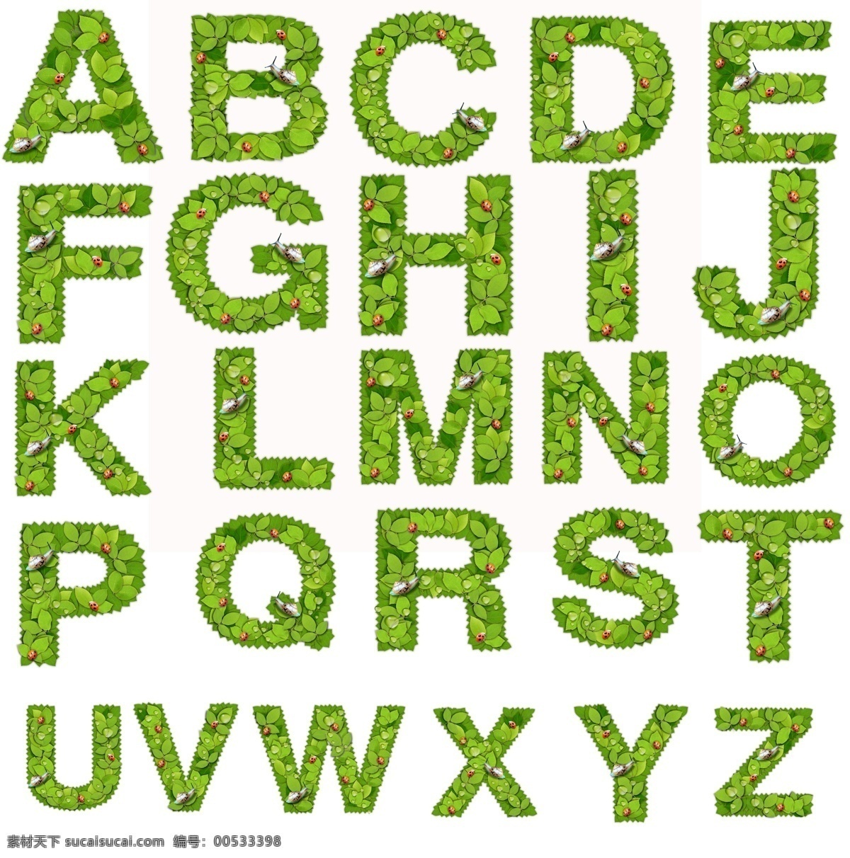 分层 符号 流行元素 时尚元素 树叶 蜗牛 英文 源文件 时尚 字母 流行 元素 模板下载 字母数字 数字 矢量图 艺术字