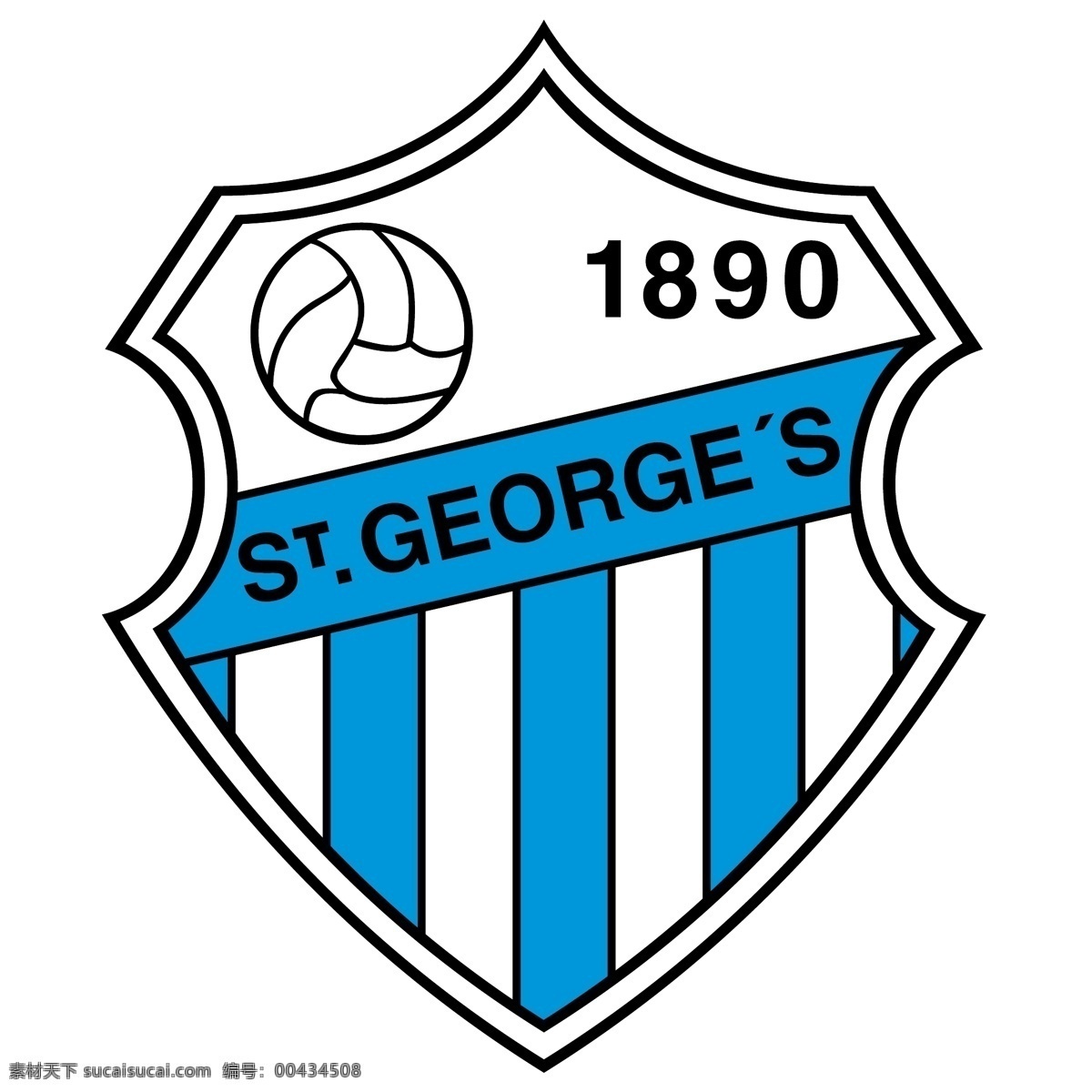 圣乔治 斯 足球 俱乐部 免费 标志 标识 队 psd源文件 logo设计