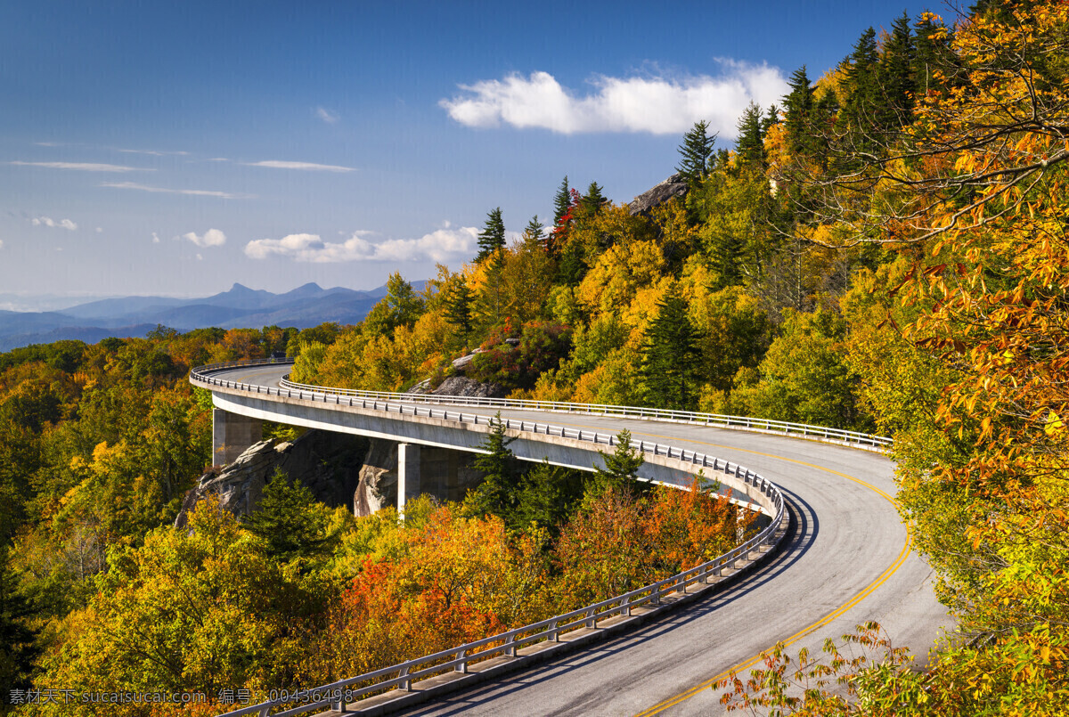 公路图片 公路 秋季公路 风景路 高架桥风景 马路 3d设计 3d作品