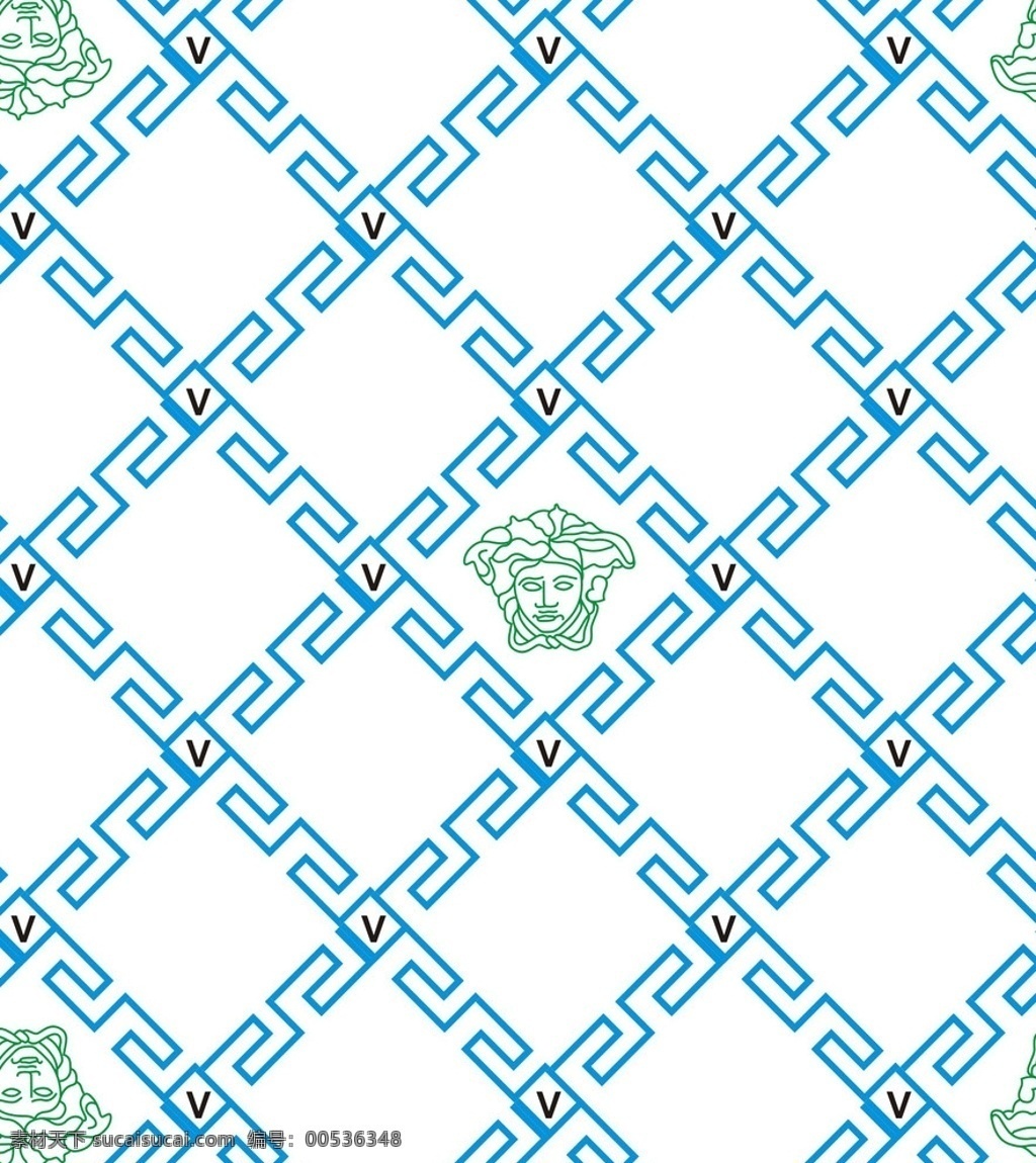 斜纹格子 人头 线条 底纹背景 底纹边框 矢量