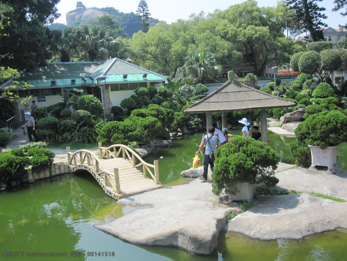 厦门 鼓浪屿 风景画 风景画图片 湖水 湖水风景 亭子 风景 生活 旅游餐饮