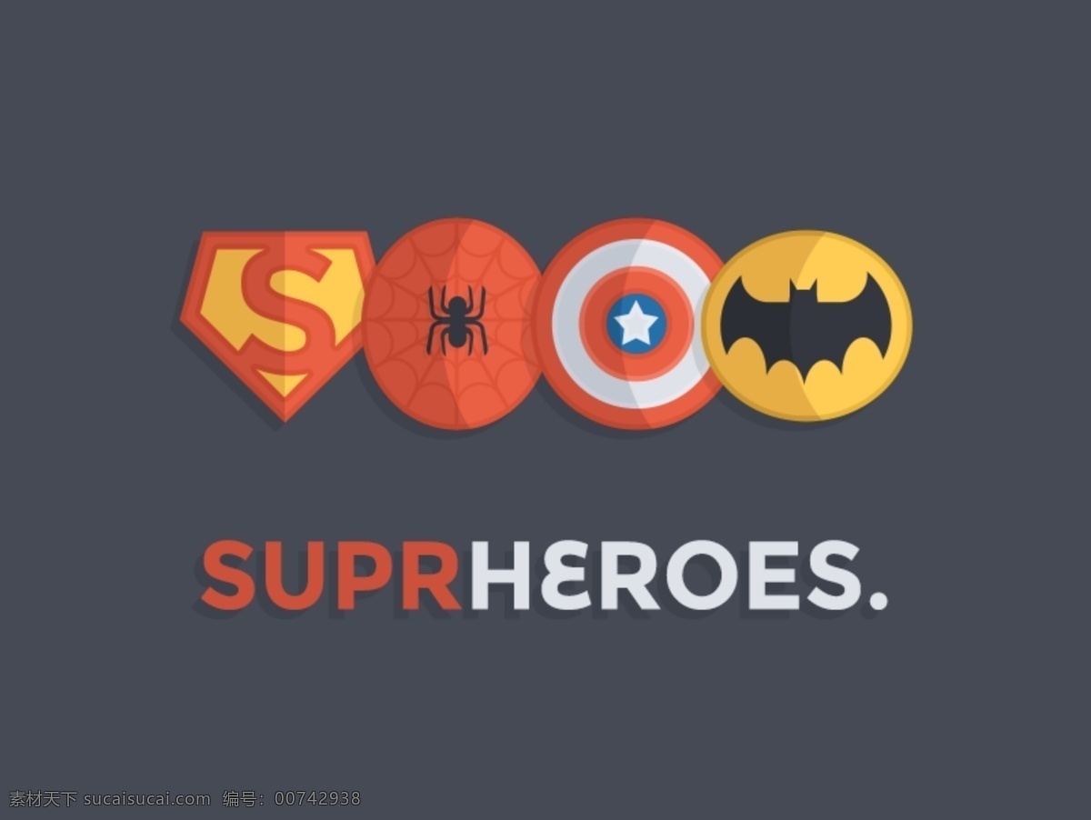 美国 超级 英雄 图标 super 蝙蝠侠 超人 heroes 美国英雄 psd源文件