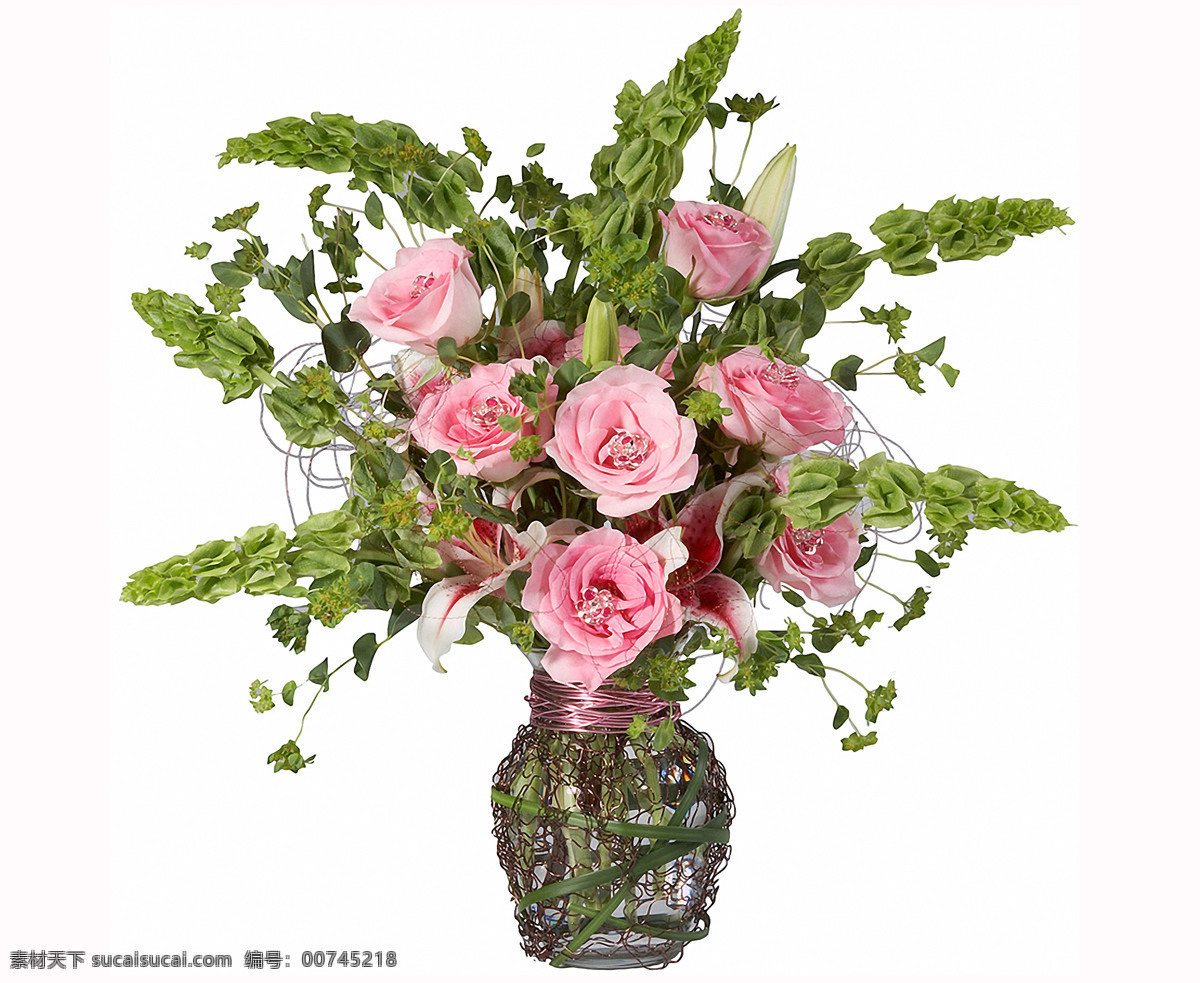 鲜花免费下载 高清图片素材 花篮 花盆 花束 鲜花 生物世界