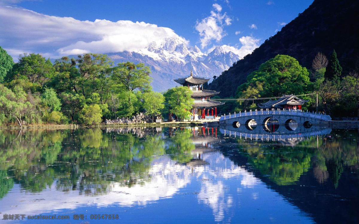 美景免费下载 背景图片 风景 高清摄影 高清图 高清图片 景色 蓝天白云 旅游摄影 绿树 美丽风景 桥 天空 摄影图片 生活 旅游餐饮
