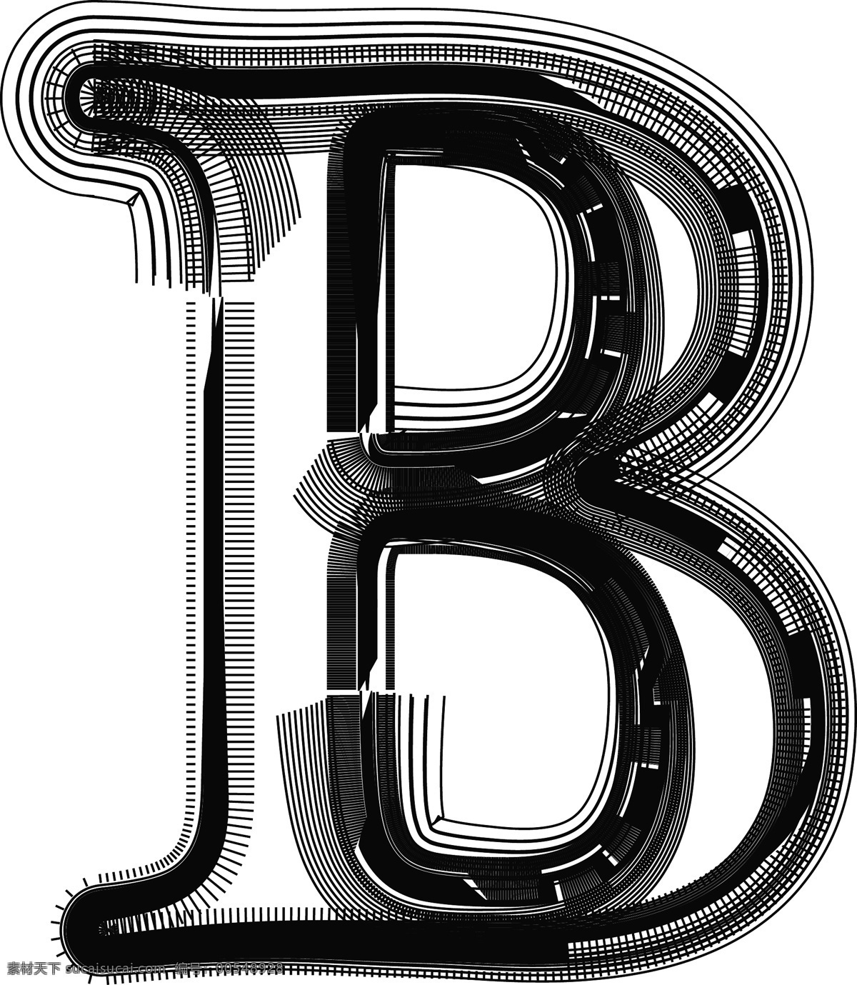 字体 说明 字母 b 矢量图 其他矢量图