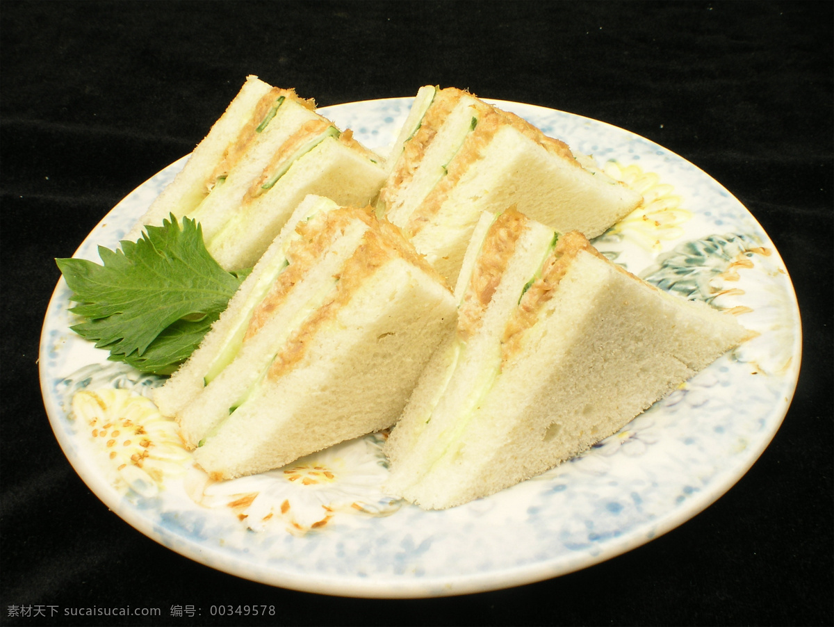 金枪鱼三明治 美食 传统美食 餐饮美食 高清菜谱用图