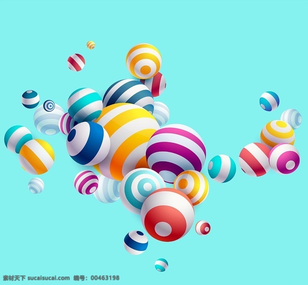 三 款 立体 圆球 堆积 矢量 矢量素材 立体素材 球形素材 圆形素材 文化艺术 绘画书法