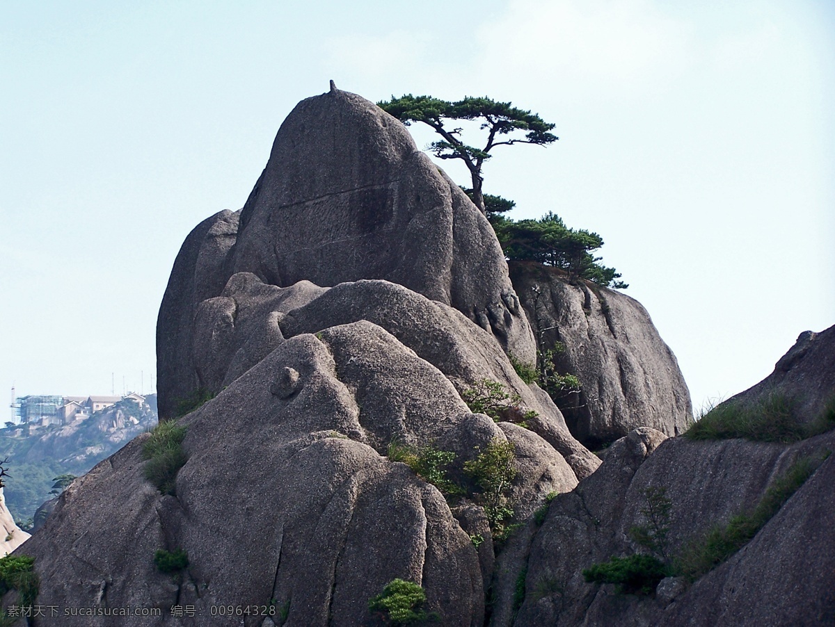 黄山奇峰 山峰 黄山 风光 自然 山水 奇石 自然景观 风景名胜