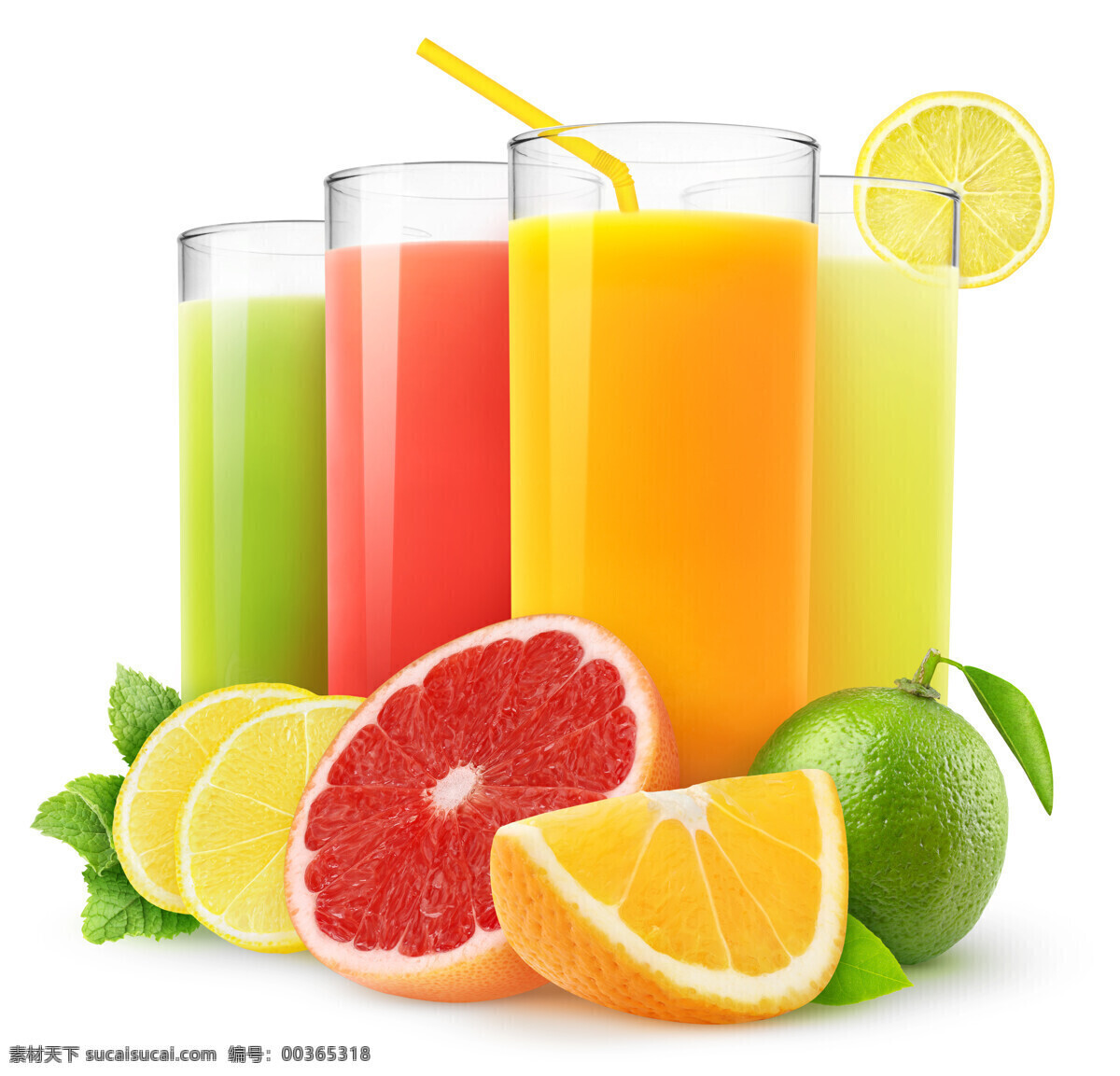 新鲜果汁 水果 美味 橙子 柠檬 新鲜 果汁 餐饮美食 饮料酒水