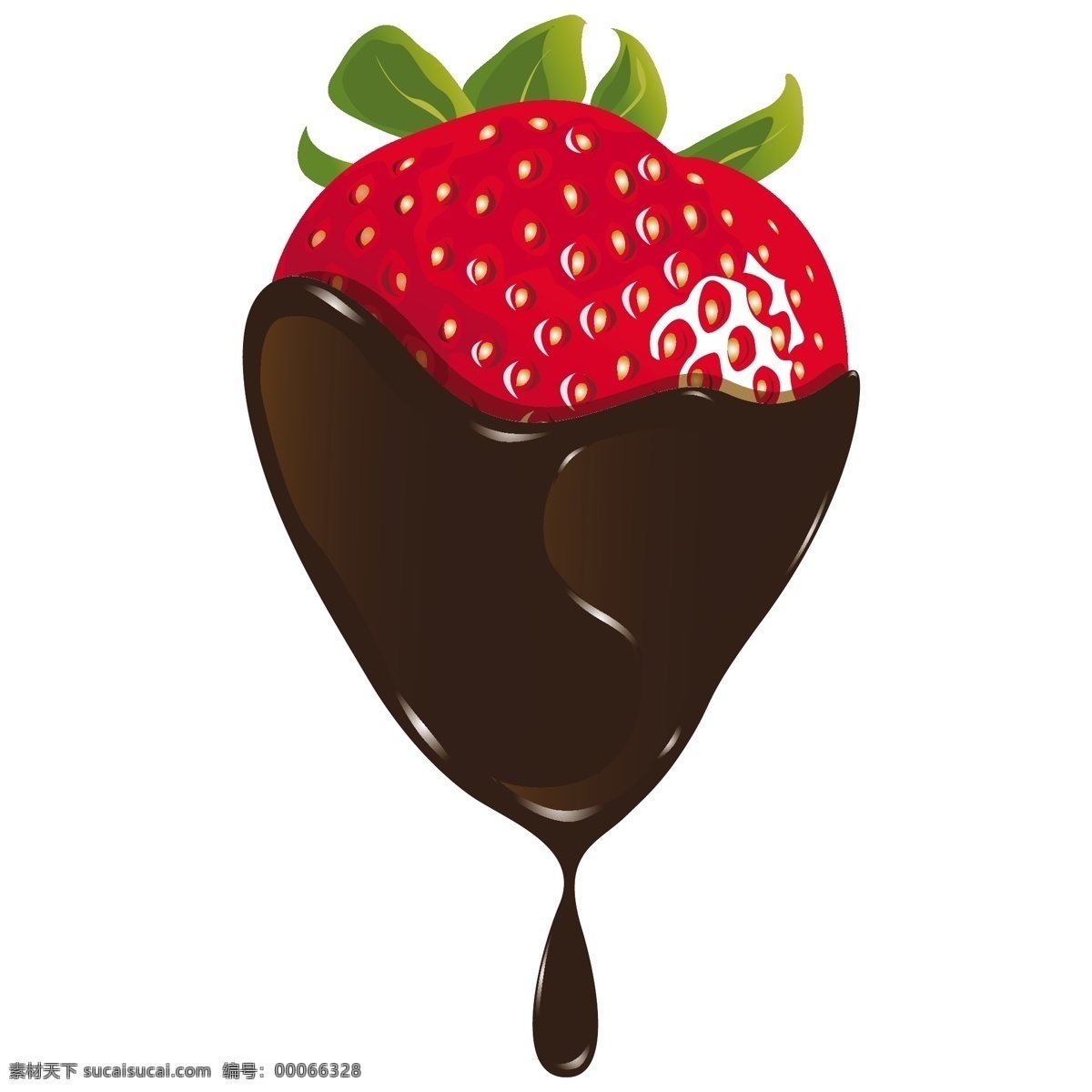 精美 草莓 巧克力 酱 矢量 果酱 红色 矢量素材 水果 饮食 甜草莓 矢量图 日常生活