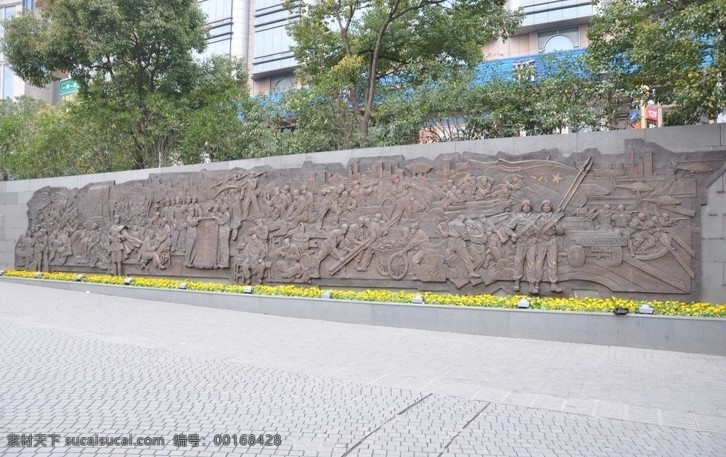 南京路雕塑 雕塑 南京路 人民广场 上海 浮雕 铜雕塑 文化艺术