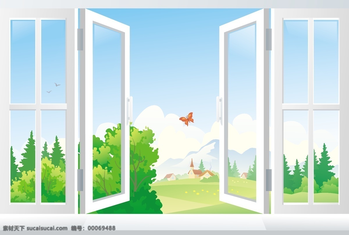 窗户素材图片下载-素材编号00069488-素材天下图库