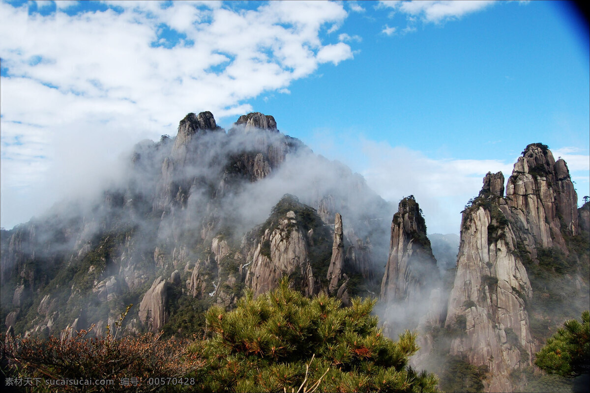 三清山 风景 山景 旅游 江西 景区 三清山风光 山峰 险峻 山岭 山石 云雾 山林 树木 清新 天空 名山风光 国内旅游 旅游摄影