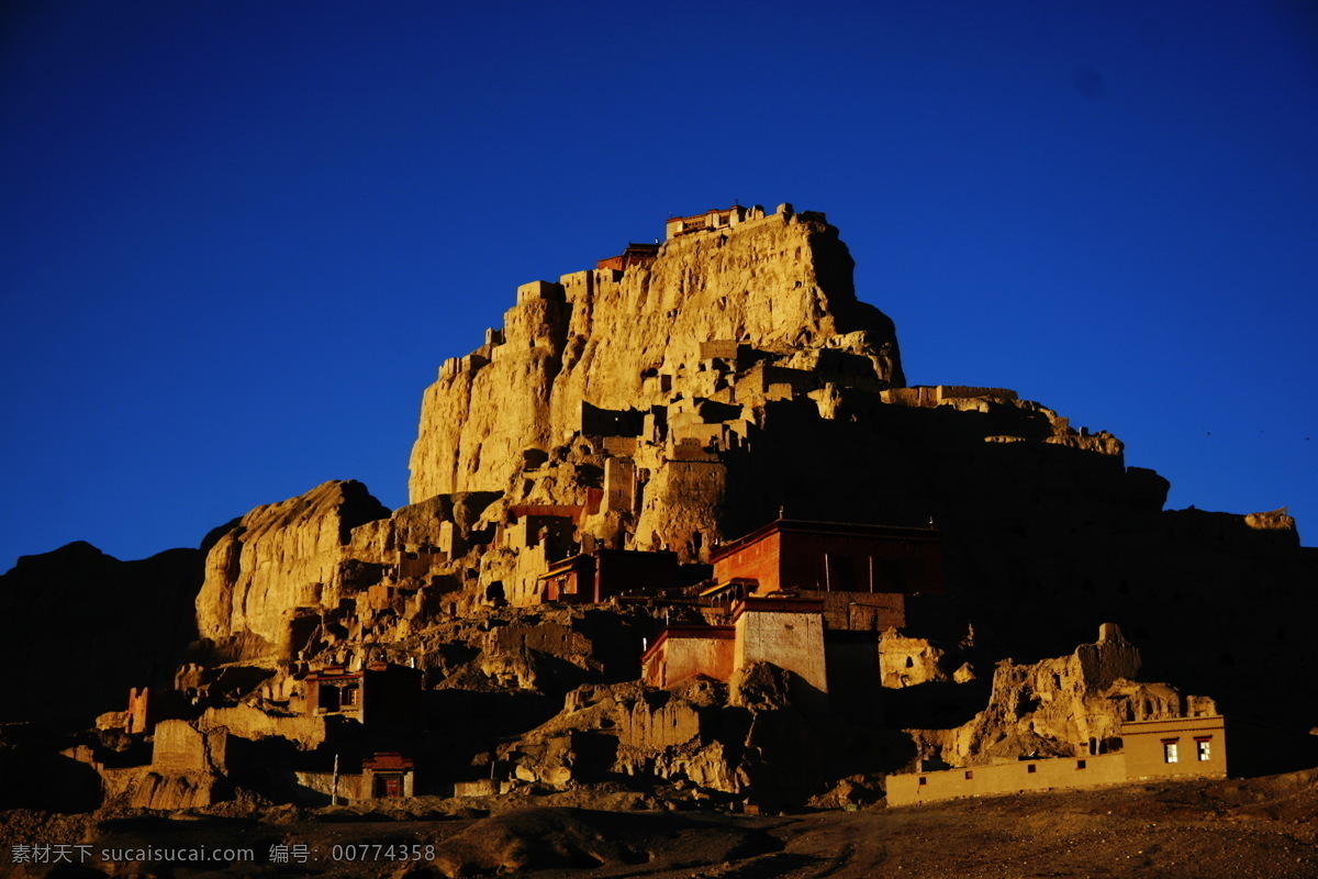 古格王朝 西藏 遗址 天空 黄色 西藏之旅 国内旅游 旅游摄影