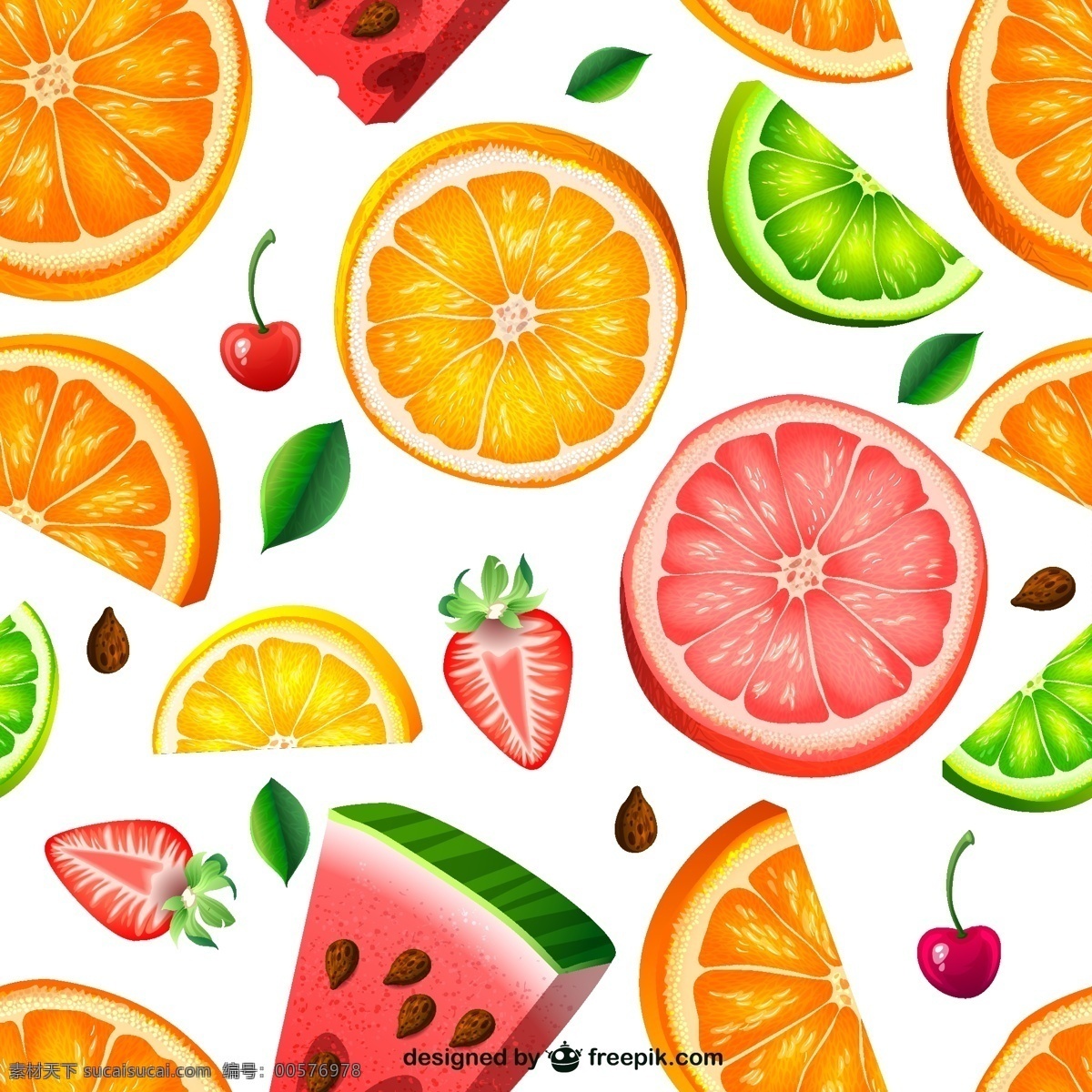 水果背景 水果 橙子 草莓 切开的草莓 切开的西瓜 西瓜 矢量西瓜 橘子 切开的橘子 矢量图片 矢量素材 其他矢量 矢量