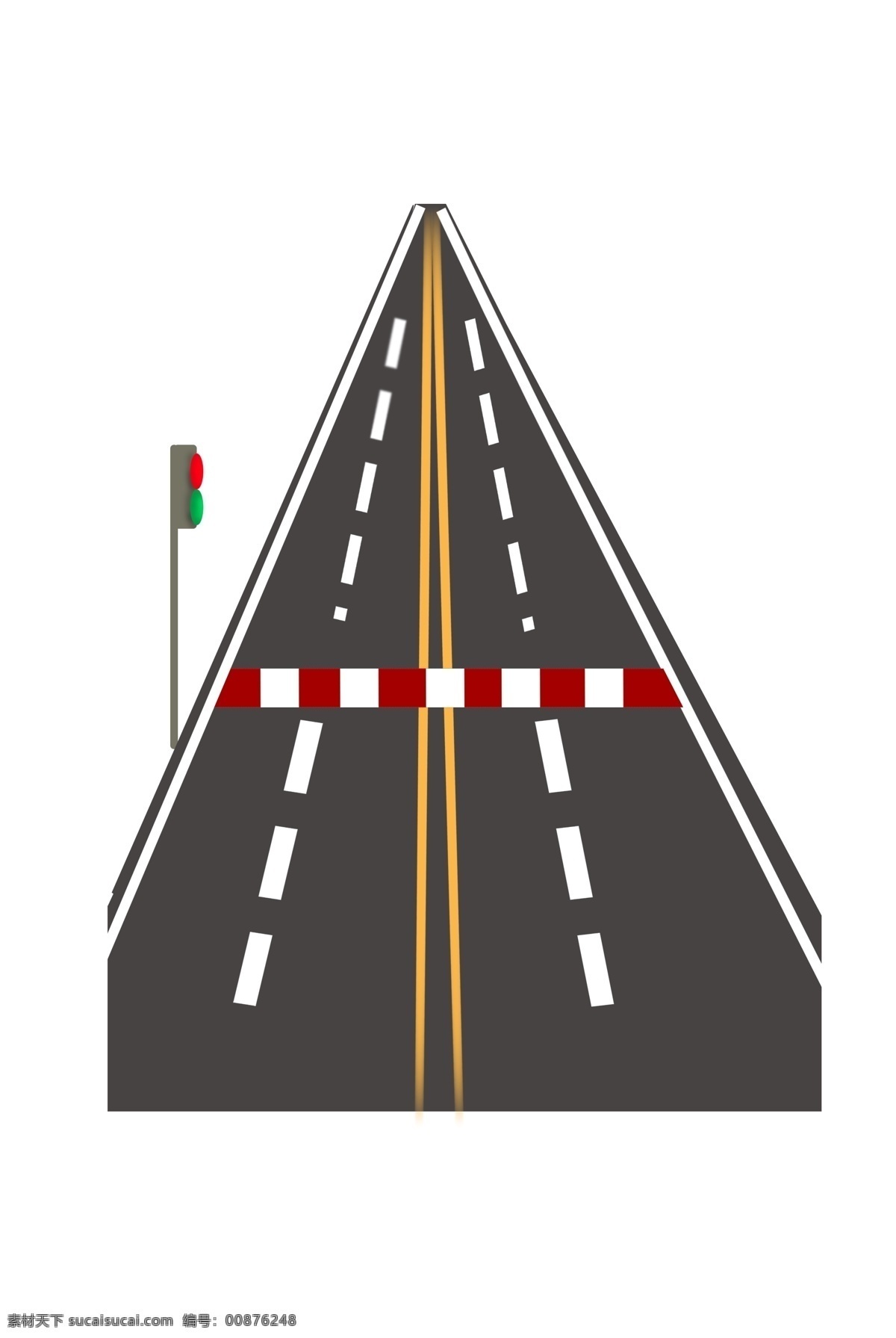 红绿灯 高速公路 插图 红色杆子 红灯 绿灯 高速公路图案 广告插画 精美插画 图案装饰 山路 山道 公路
