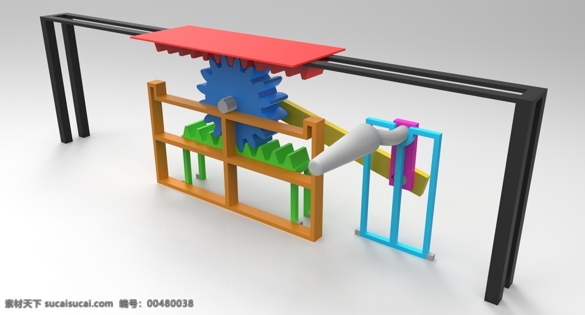 创新 挑战 进入 档 2014 齿轮 3dpw 齿条 solidworks 3d模型素材 3d打印模型