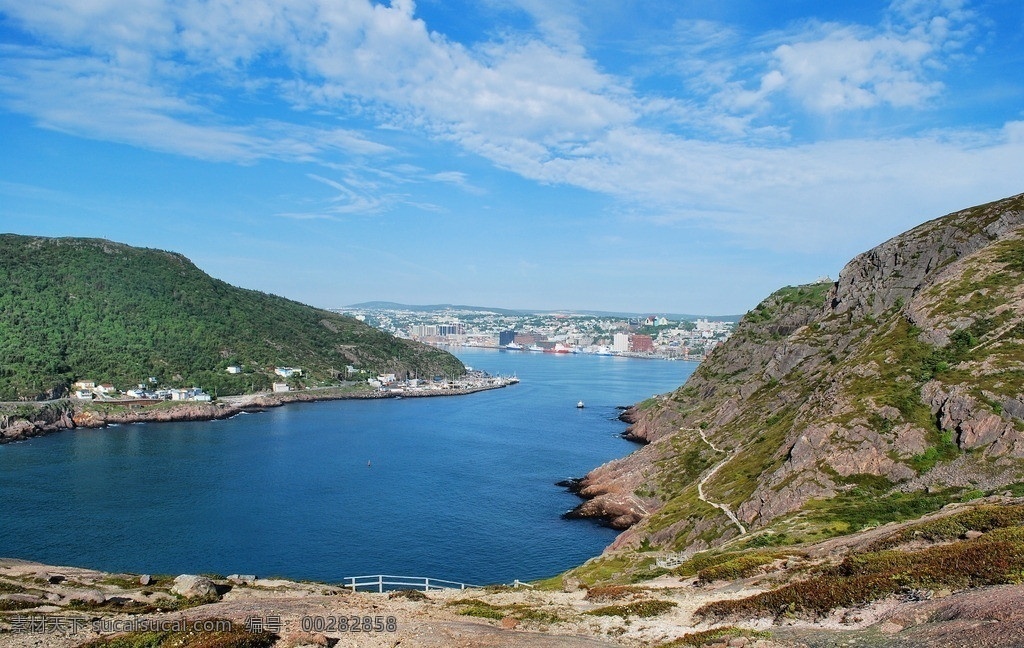 山海风光 山海 风景 风光 景色 景观 美景 大海 海洋 高山 山峰 山峦 海岸线 蓝天 白云 风光方面素材 自然风景 自然景观