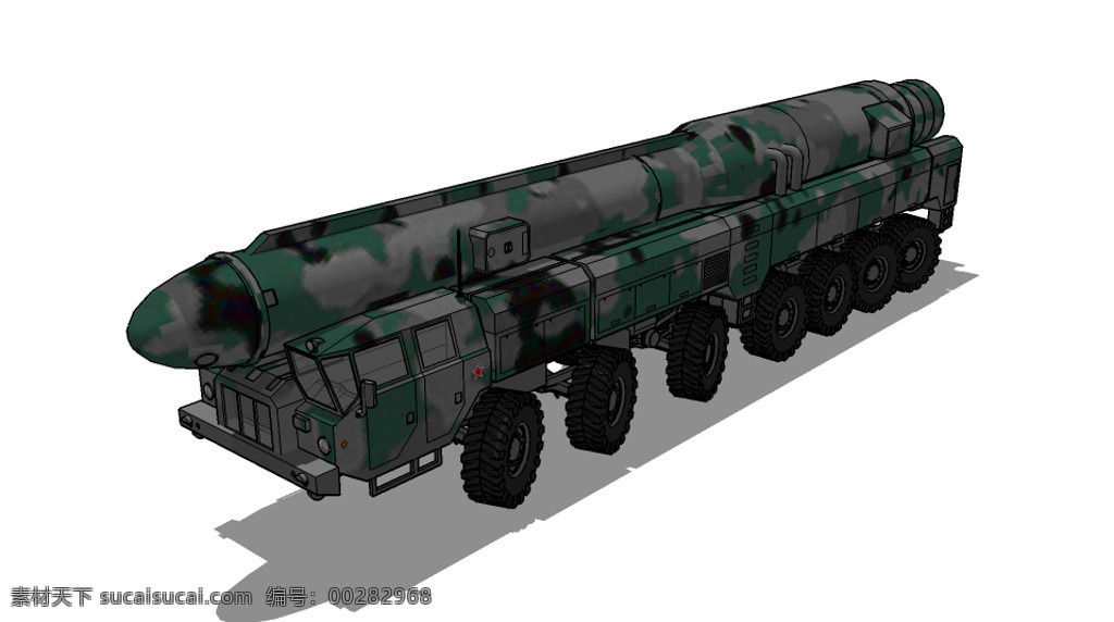 导弹免费下载 导弹 3d模型素材 建筑模型