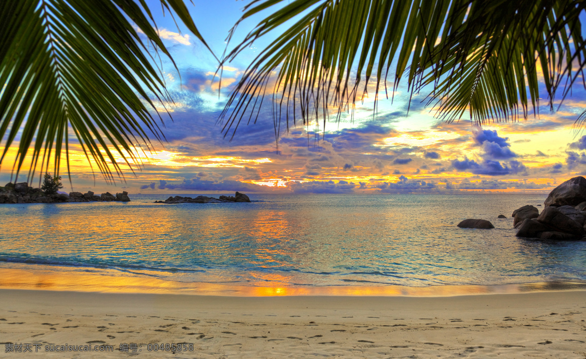 海滩 大海 大自然 海边 海水 蓝天 美景 滩 天空 自然 自然风景 自然景观 psd源文件