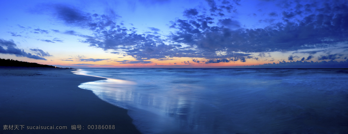 大海 美景 海浪 沙滩 天空 云朵 夕阳 大海图片 风景图片