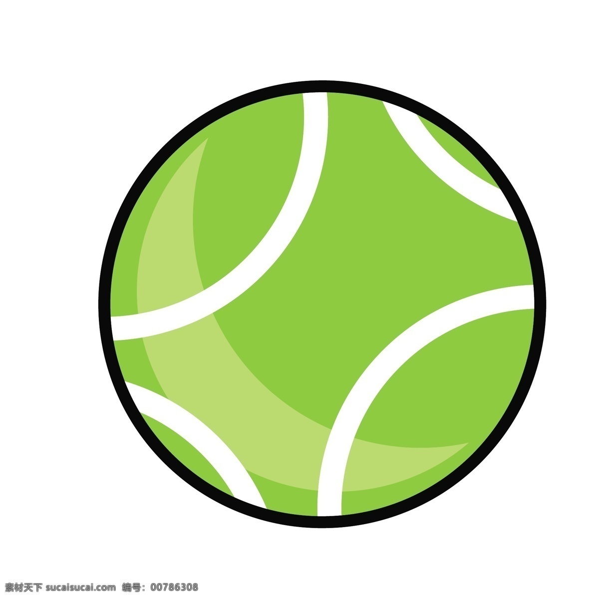 绿色 网球 运动 卡通 兴趣 爱好 图标 绿色图标 网球图标 运动图标 卡通图标 兴趣图标 爱好图标 千库原创 免抠图png