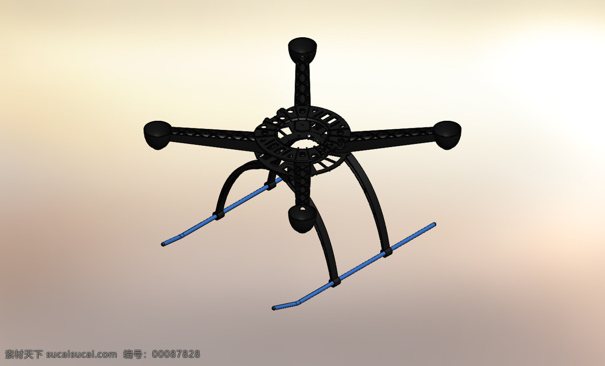 讯飞 c4 框架 三维打印 航空航天 爱好 3d模型素材 3d打印模型