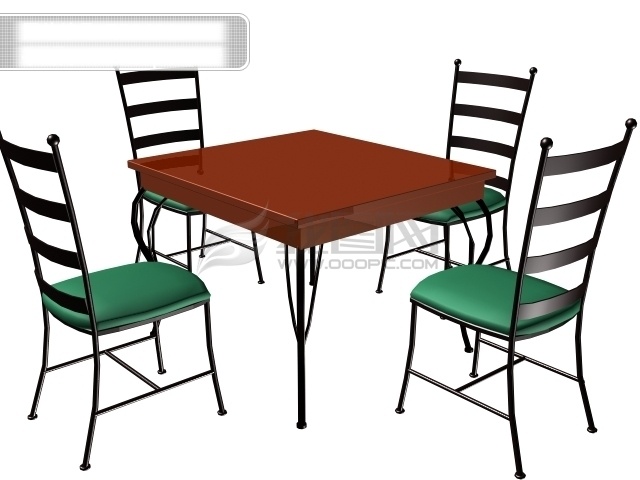 3d 清凉 方 桌椅 清凉方桌椅 方桌 椅 椅子 3d素材 3d设计 3d效果图 max 白色