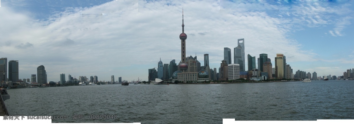 上海 东方明珠 全景 城市高清图片 城市摄影 大尺寸图片 现代都市 大海 美景 城市大图 上海旅游 家居装饰素材 山水风景画