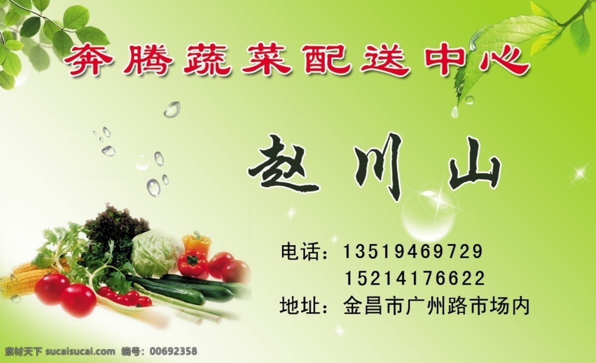 绿色蔬菜名片 模版下载 绿色背景 蔬菜名片 蔬菜 名片卡片 广告设计模板 源文件