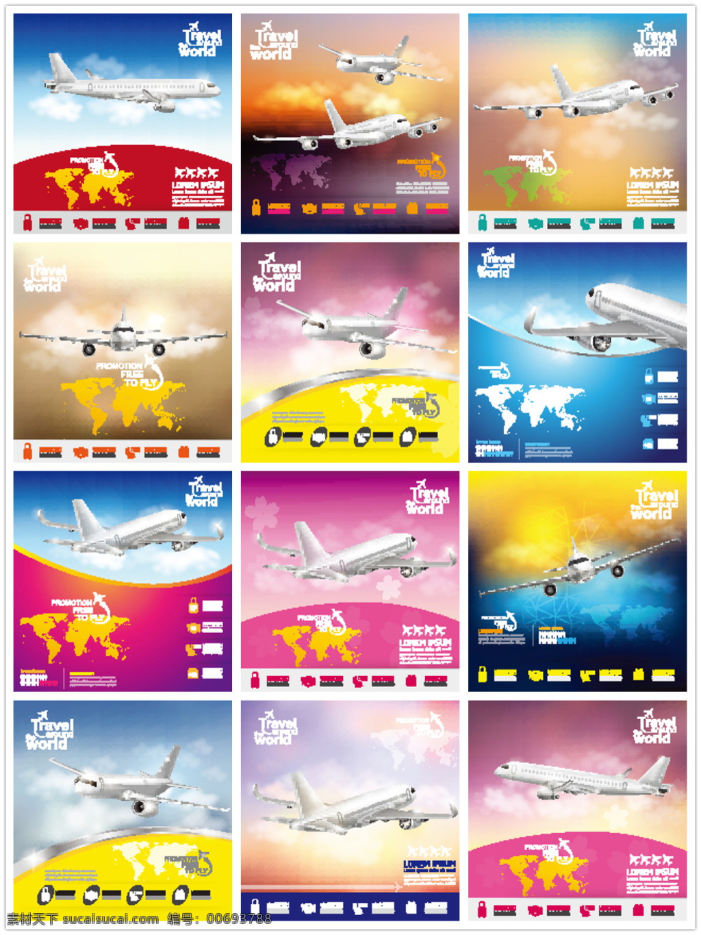 天空 中 飞机 图表 客机图标 飞机图片 客机 航空 阳光 云彩 云层 飞机摄影 交通工具 现代科技 信息 广告素材 世界地图 矢量素材 白色