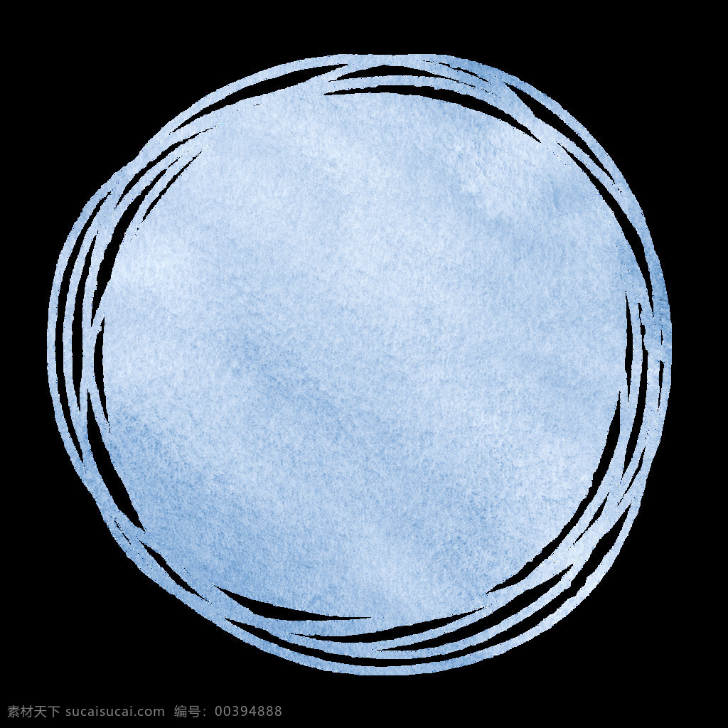 png元素 毛线 免抠元素 透明素材 线条 圆球 卡通 蓝色 元素