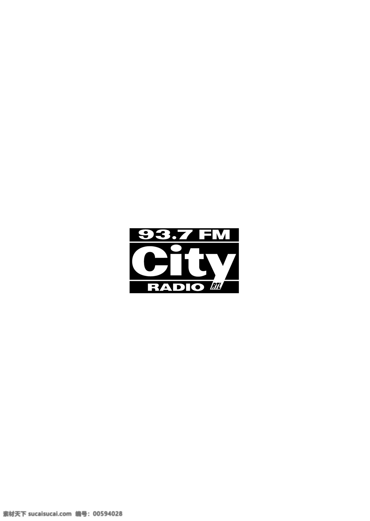 city radio logo 设计欣赏 标志设计 欣赏 矢量下载 网页矢量 商业矢量 logo大全 红色