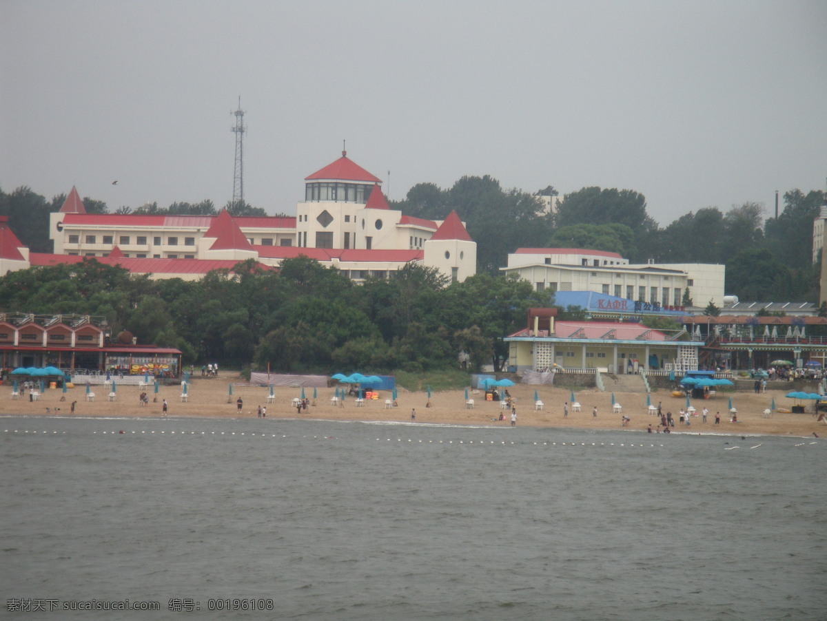 国内旅游 海边 海水 海滩 红房子 建筑 景观 旅游摄影 北戴河 自然景色 沙滩 psd源文件