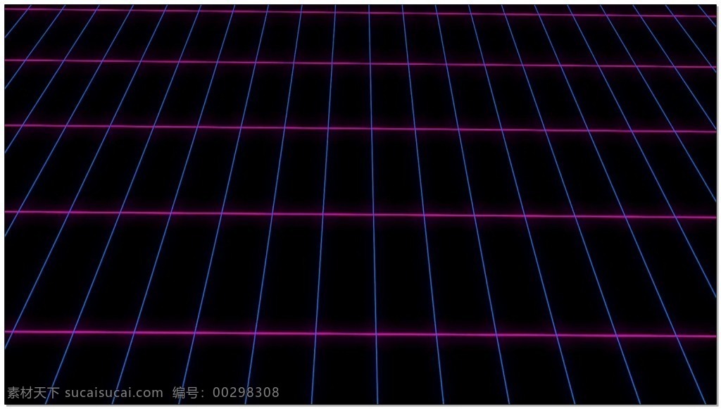 长方形 网格 涟漪 变形 视频 边框 发光 视频素材 动态视频素材