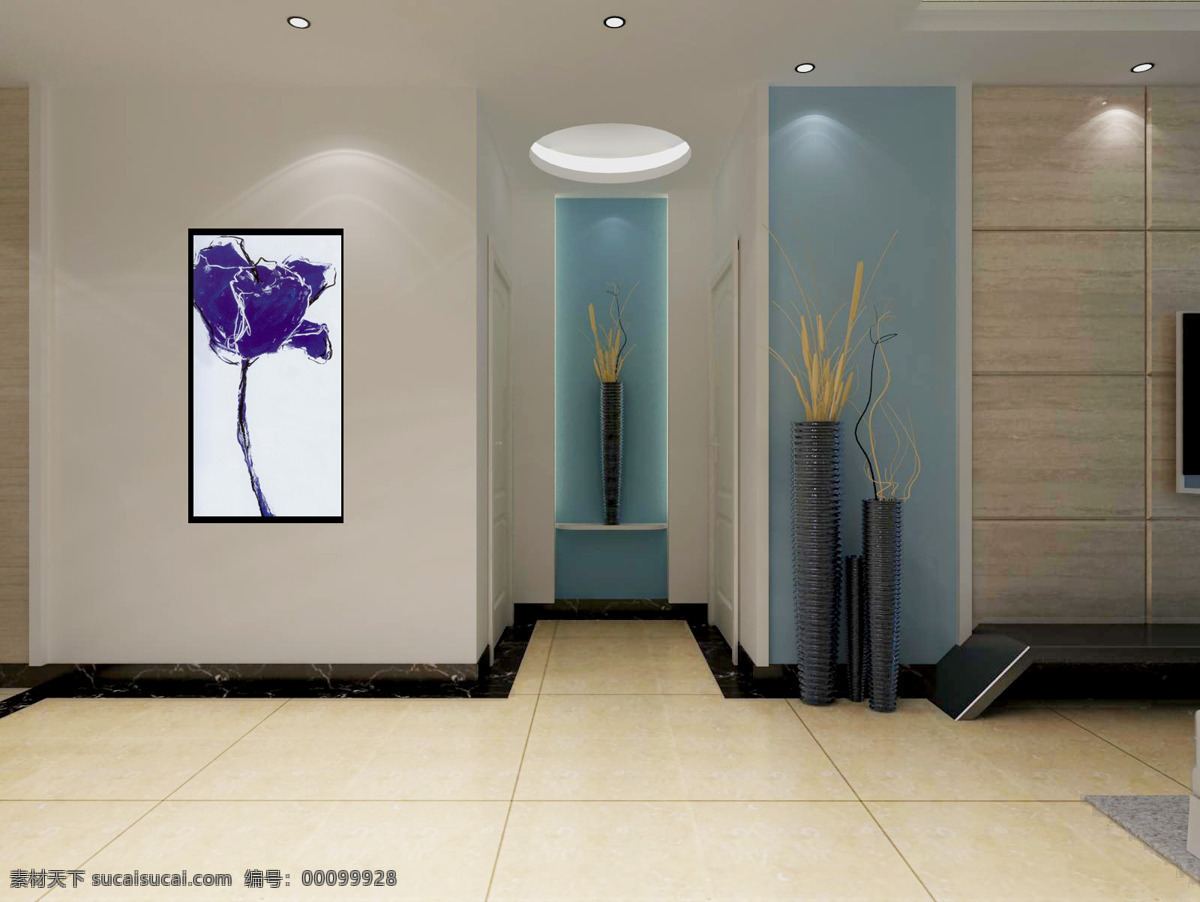 现代 简约 风格 3d设计 室内设计 现代简约风格 走廊 jig 会客区 效果图 3d模型素材 其他3d模型