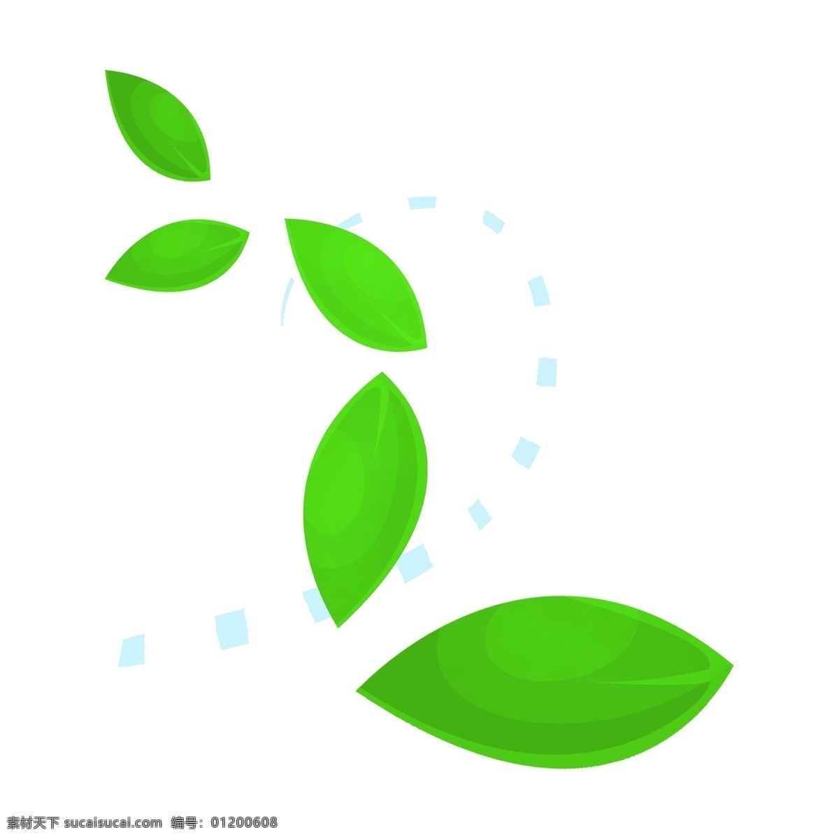 美丽 绿色 树叶 插画 美丽的树叶 卡通插画 绿叶插画 叶子插画 树叶插画 植物插画 飘落的树叶