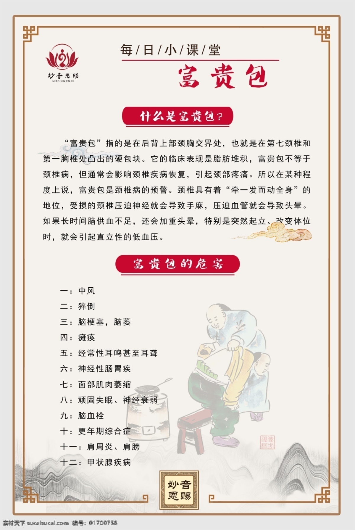 富贵包的危害 富贵包 富贵包介绍 富贵包危害 骨病种类 中药贴海报