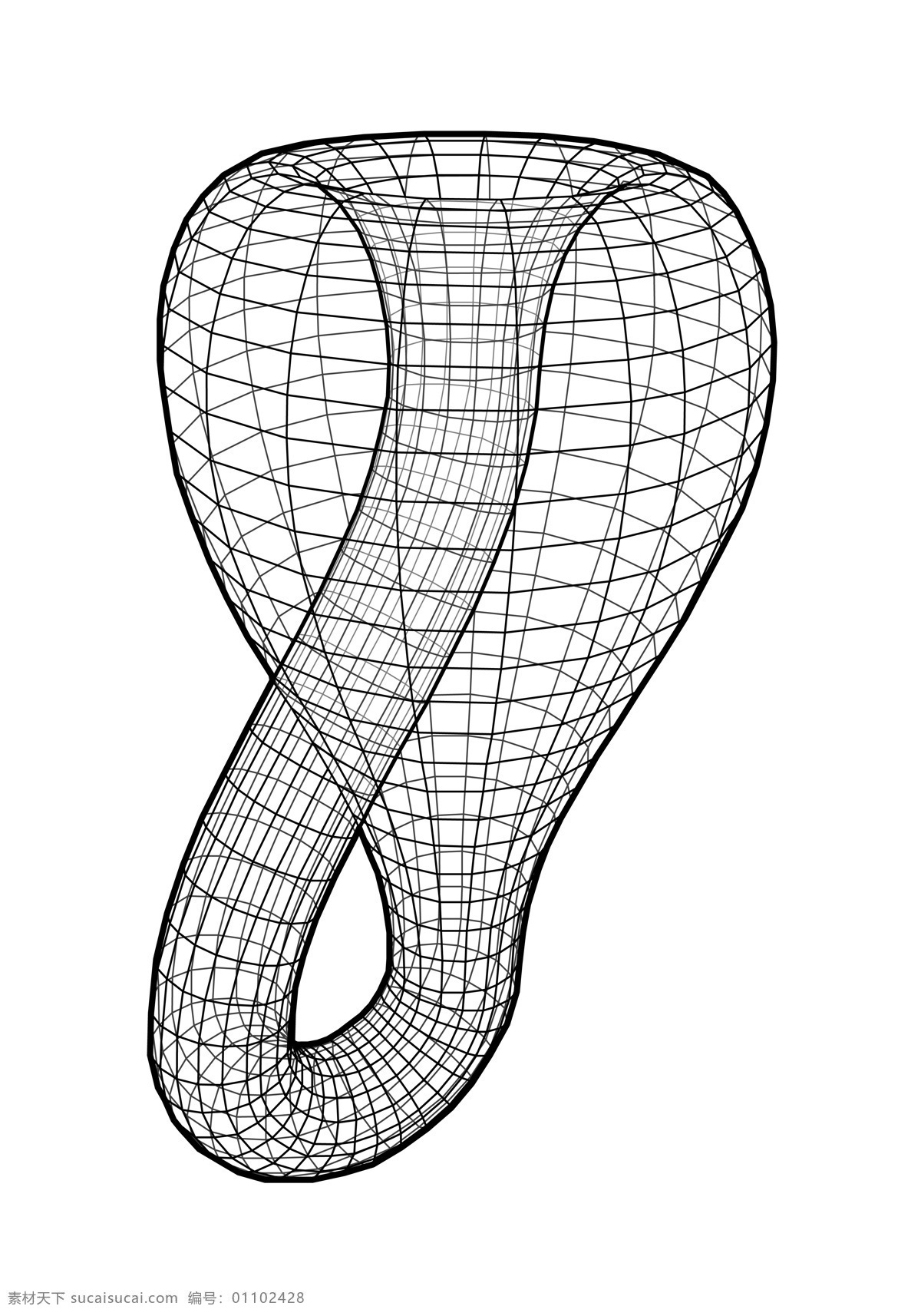 克莱因瓶 高清 四维 四维空间 数学 莫比乌斯带 现代科技 科学研究